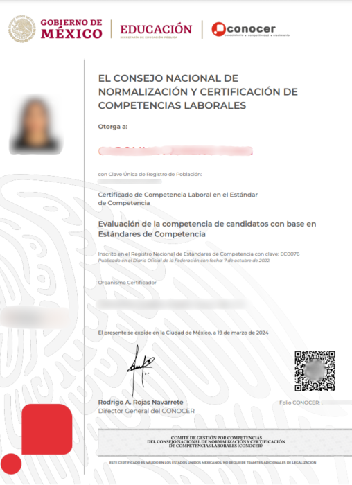 CERTIFICADO EJEMPLO